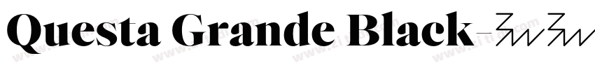 Questa Grande Black字体转换